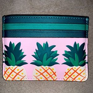 Kate spade pineapple card holder